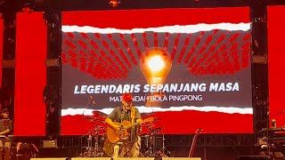 MATA INDAH BOLA PINGPONG — IWAN FALS & BAND Konser Gaung Merah Lanud Roesmin Nurjadin Pekanbaru