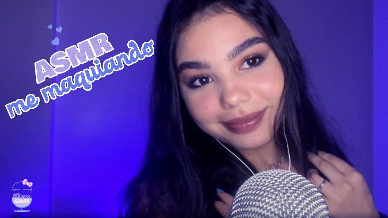 ASMR: Me maquiando + comprinhas 🛍️💜💄