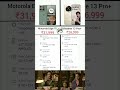 Motorola Edge 70 VS Realme 13 Pro+ phone comparison #shorts #phone #motorolaedge70 #realme13proplus