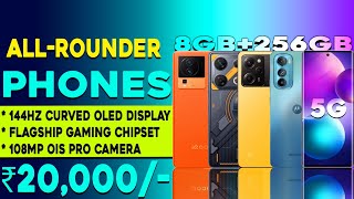 Top 5 Best & All-Rounder Smartphones Under 20000 in 2023| 120hZ Curved Display |Best Phone Under 20k