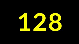 128 Seconds Countdown Timer With Sound Effect