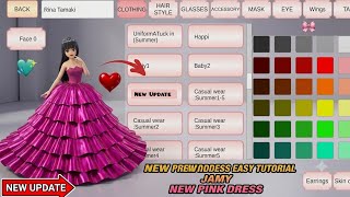 Tutoriel de la nouvelle robe de princesse rose brillante de Mio Aida ✨ | Guide d'habillage facile... screenshot 3