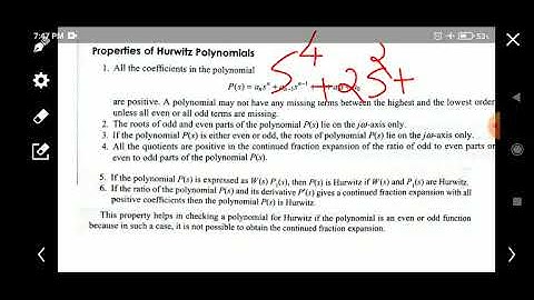 Hurwitz Polynomials | Network Analysis & Synthesis | Module 4 | Lecture 1