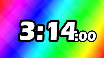 3 Minutes and 14 Second TIMER Countdown