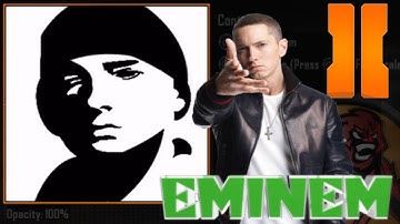 Black Ops 2 - Eminem Emblem Tutorial (slim shady / marshall mathers)