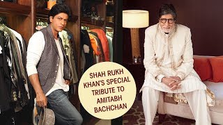 When Shah Rukh Khan paid tribute to Amitabh Bachchan