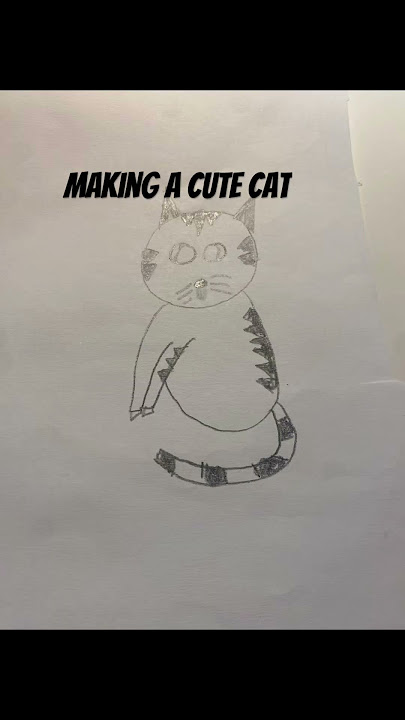 I making a cute Cat#arts #cute #cat #drawing #making #love #music