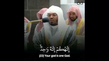 (إلهكم إله واحد) تلاوة خاشعة للشيخ ياسر الدوسري | حالات واتس قرآن كريم | Sheikh Yasser Al-Dossary