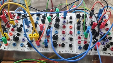 Noisy techno stuff w/ Serge /CGS, Wiard Wogglebug and Thomas Henry XR-VCO