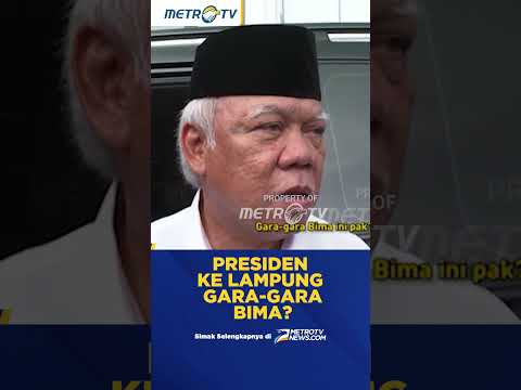 Presiden Kunjungi Lampung, Karena Ramai Di Medsos? #shorts