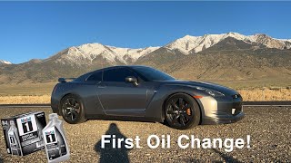 Oil change on my 09 Nissan GT-R R35 & Quick Inspection!