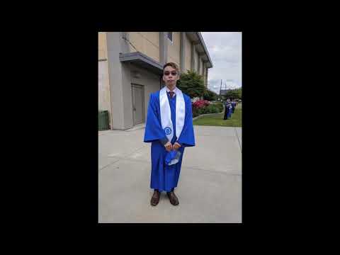 Andre Villamin Graduation June 4, 2020@ Notre Dame Regional School