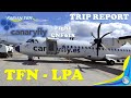 TRIP REPORT | Vuelo de Tenerife a Gran Canaria | Canaryfly | Volando en un ATR 72 500 | ✈️