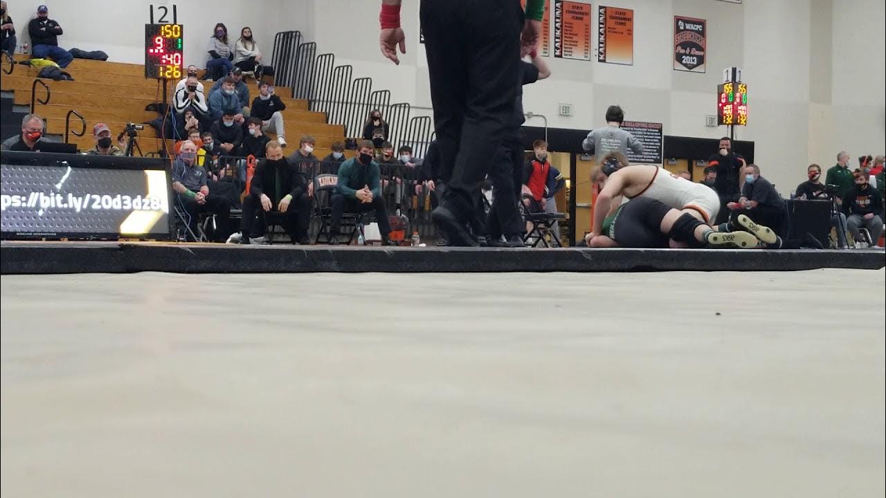 Hayden Halter battles for 3rd Wisconsin high school wrestling state