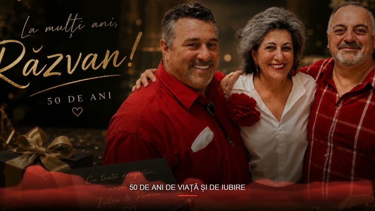 RĂZVAN – 50 DE ANI | La Mulți An...
