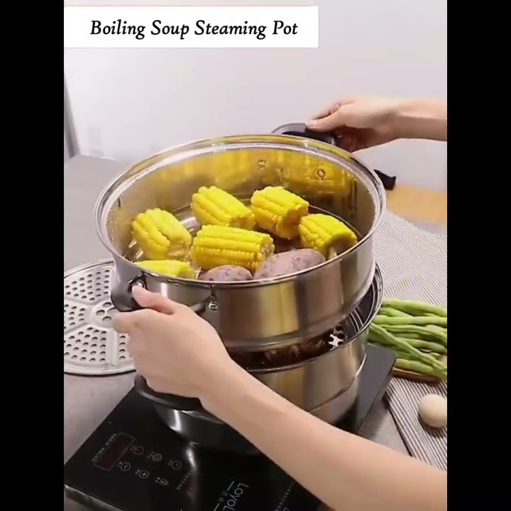 Tutorial on steaming your food with Duo Cover🍽 #tutorial #cookingtutorial  #kitchendesign #kitchensofinstagram #kitchenessentials #cookingathome, By Two Pillars