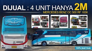 JUAL BELI BUS SECOND BERKUALITAS : Lelang 4 Mercy O500 RS 1836 Jetbus 3  Murahhh