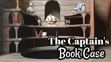 Miniature Bookcase for the Captain