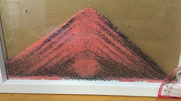 Sand experiment 1: angle of repose