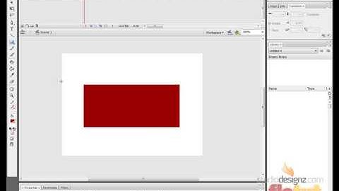 Using the Selection Tool & GradientTool in Flash