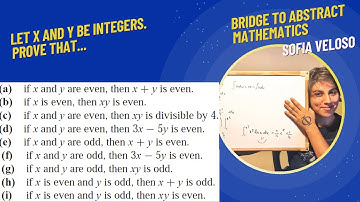1.4.5 Let x and y be integers. Prove that (a) if x and y are even, then x + y  is even