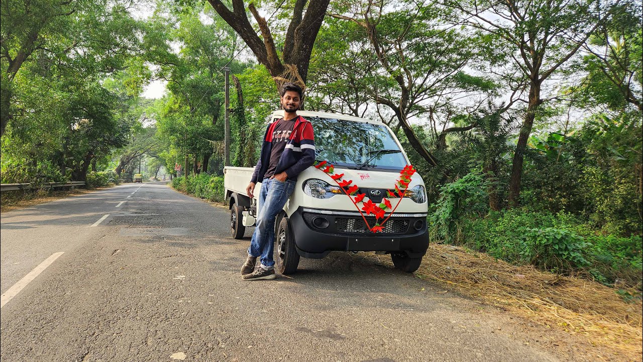 নতুন গাড়িতে First Journey | Mahindra Jeeto Strong real Mileage test