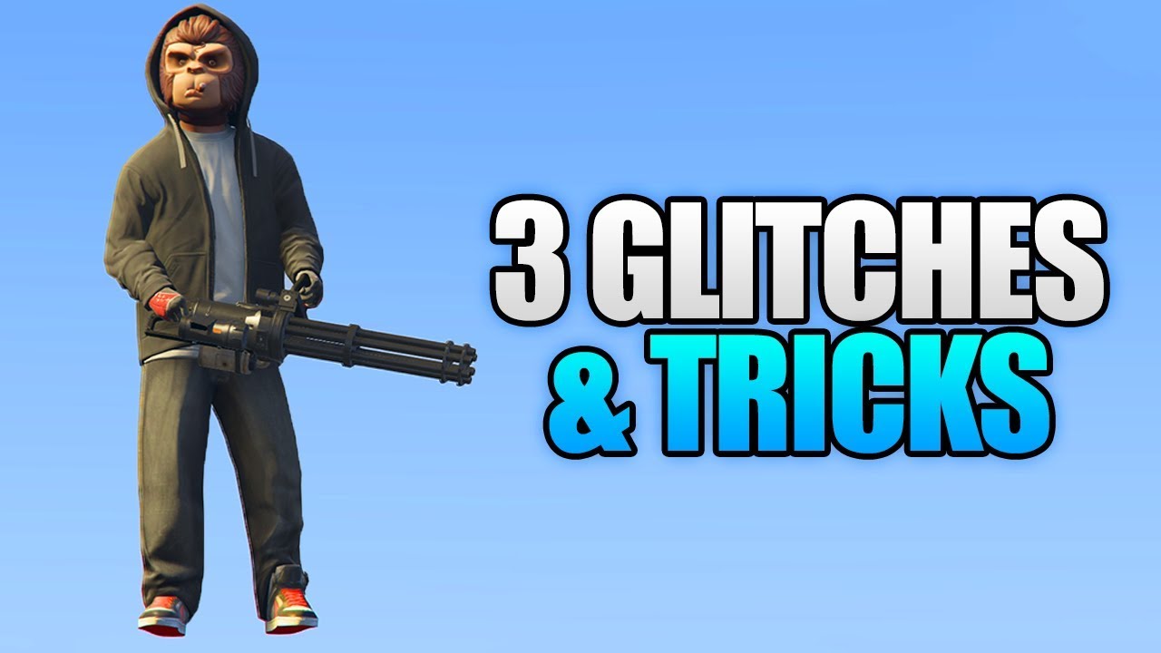 GTA 5 Online 3 NEW GLITCHES & TRICKS (Walk In MidAir, Sliding Glitch
