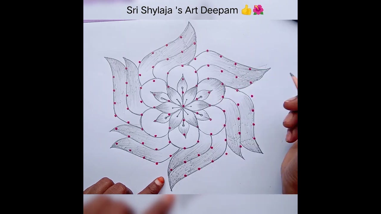 Deepavali special 🪔 தீபாவளி 🪔 தீபக் கோலம் 👍🌺 just 11 dots different method 🌺 வாங்க பாக்கலாம் 🌺🪔