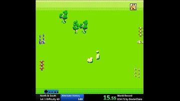 North & South (NES) - Difficulty 1 in 1:02 by HowDoUPlay