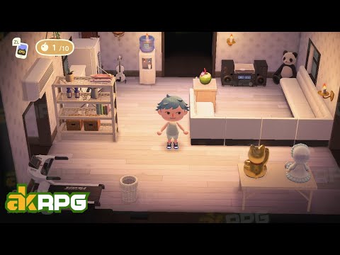 Contemporary Animal Crossing Living Room Design Ideas - How to Decorate ACNH Interior