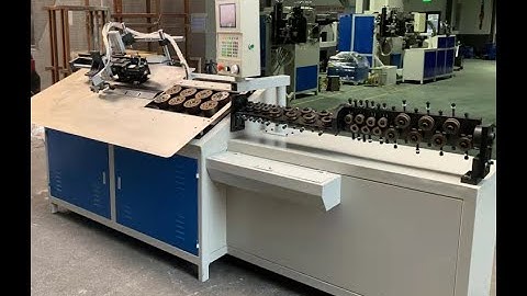 Automatic 2D CNC wire bending machine for 12mm wire diameter