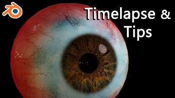 [Timelapse & Tips] Realtime Eye in Blender 2.8