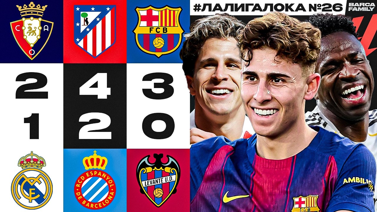 «Барселона» скинула «Реал Мадрид» с первой строчки 