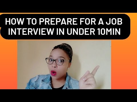 Ten minutes interview prep ||South African youtuber 🇿🇦 - YouTube