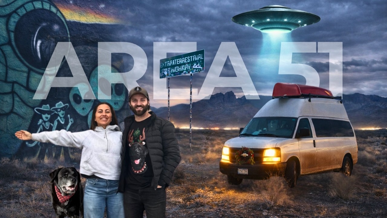 Winter Van Camping at AREA 51 | Nevada's Extra-Terrestrial Highway Road Trip