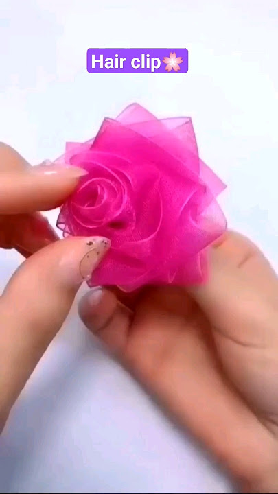 Beautiful Pink clip 😻#craftideas #youtubeshorts#ytshorts#viral#shorts#trending#clips