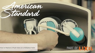 How to Replace the Flush Valve on an H2Option Toilet