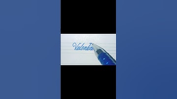 Valentino write ✍️ in beautiful cursive style. #handwriting #signature #handwritingstyles