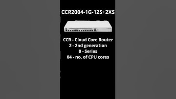 Decoding a MikroTik CCR model number #mikrotik #router #ccr