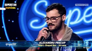 Video thumbnail of "SUPERSTAR 2021 | Alexandru Precup un moment rock! ♫ Cover: Nirvana - Heart-Shaped Box"