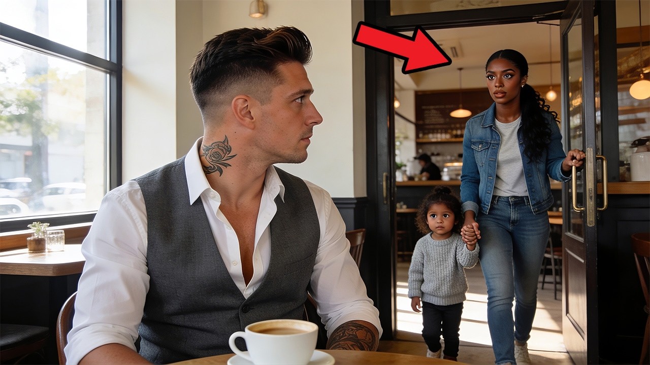 Four years after fleeing the Mafia Boss, she entered a café with her daughter—her ex inside