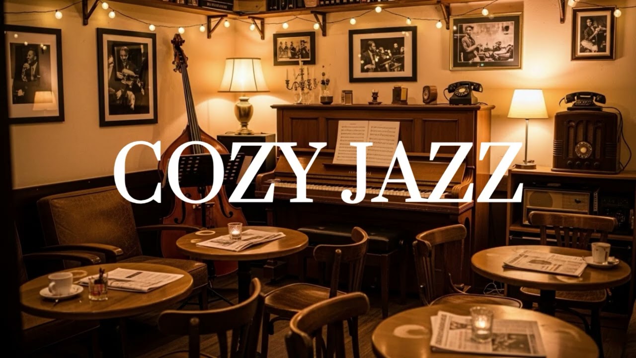 [PLAYLIST] Late Night Coffee Jazz ☕ Relaxing Jazz Music for Study & Work | 늦은 밤 카페 재즈