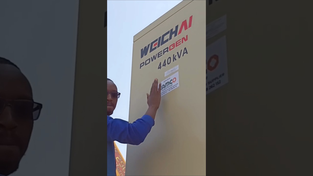 440 kVA WEICHAI Power generator delivery to a client 