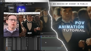 POV Edit animation Tutorial | After effects tutorial