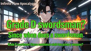 Grade D swordsman? Since when does a swordsman wield two primary weapons?
