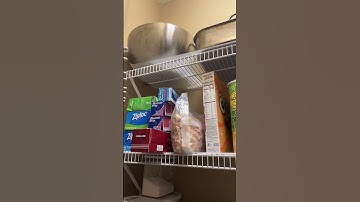 What do you keep on the top shelf in your pantry? #shorts #organization