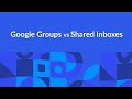 Google Groups vs Shared Inboxes