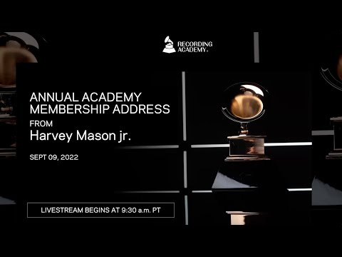 Annual Academy Membership Address from Harvey Mason jr