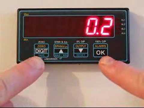 Calibration counter settings on the Intuitive digital panel - YouTube