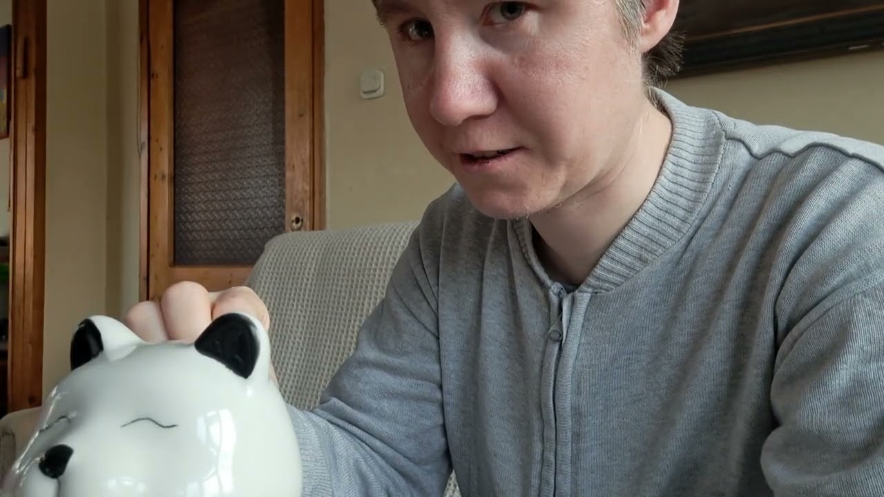 Moja skarbonka na część mojego byłego kota 